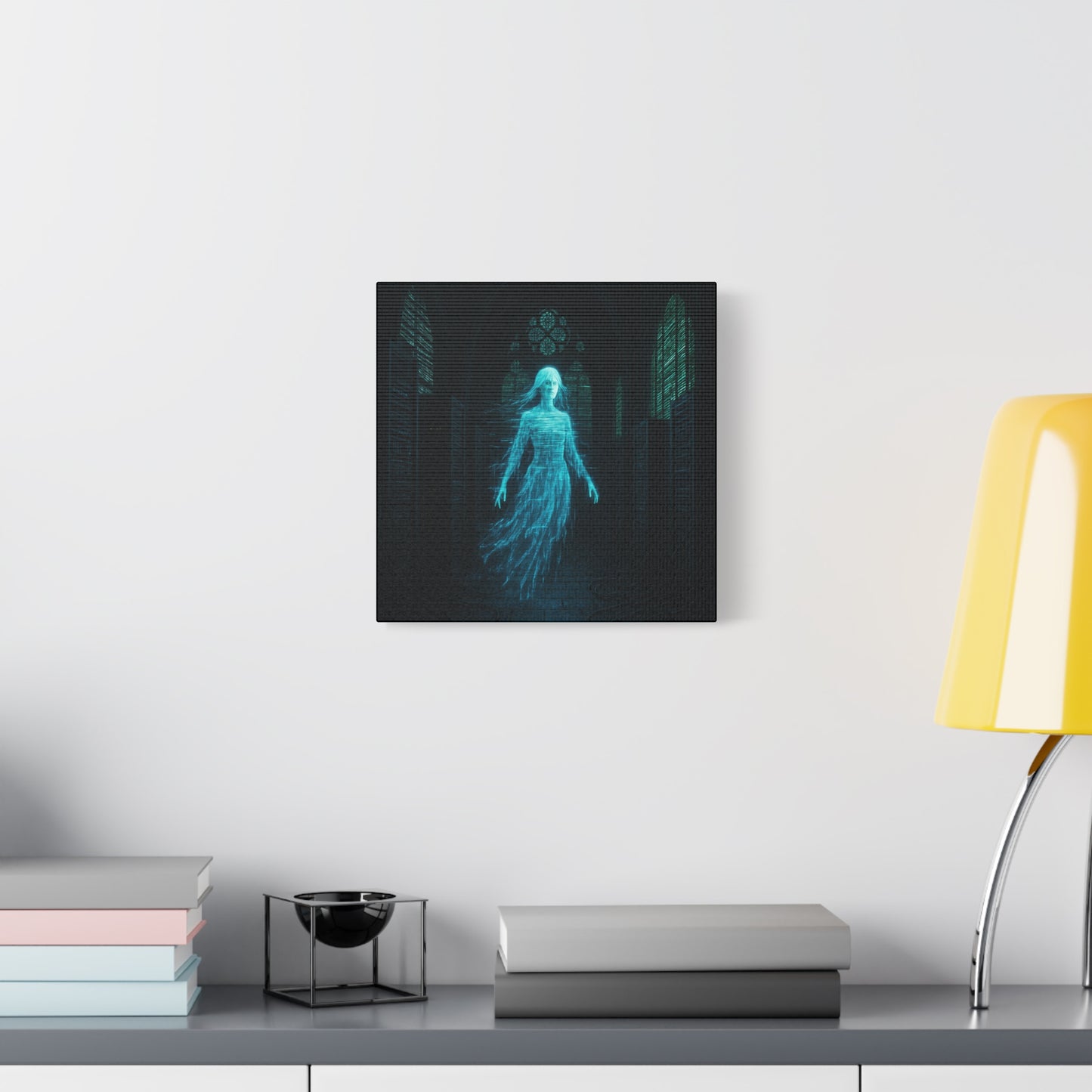 Digital Phantom in the Cathedral Matte Canvas