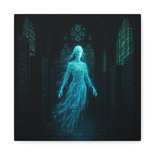 Digital Phantom in the Cathedral Matte Canvas