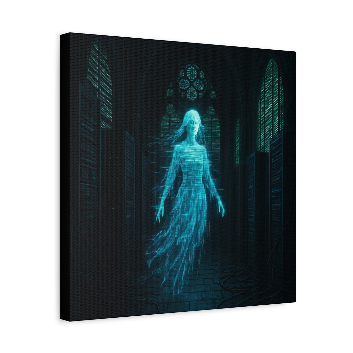 Digital Phantom in the Cathedral Matte Canvas