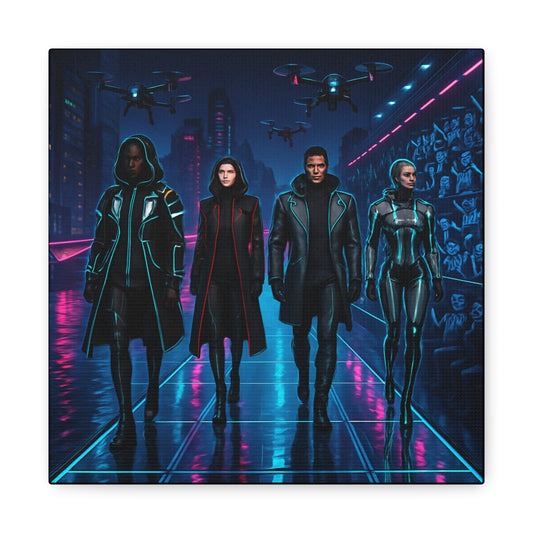 Cyber Gang Matte Canvas