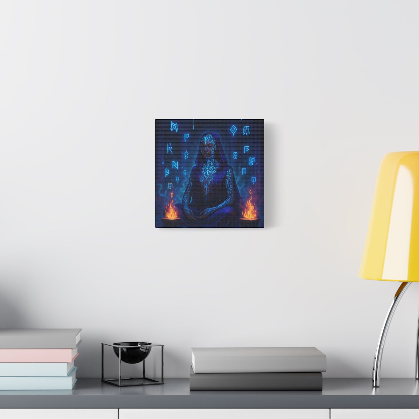 Mystic Runes Sorcerer Matte Canvas