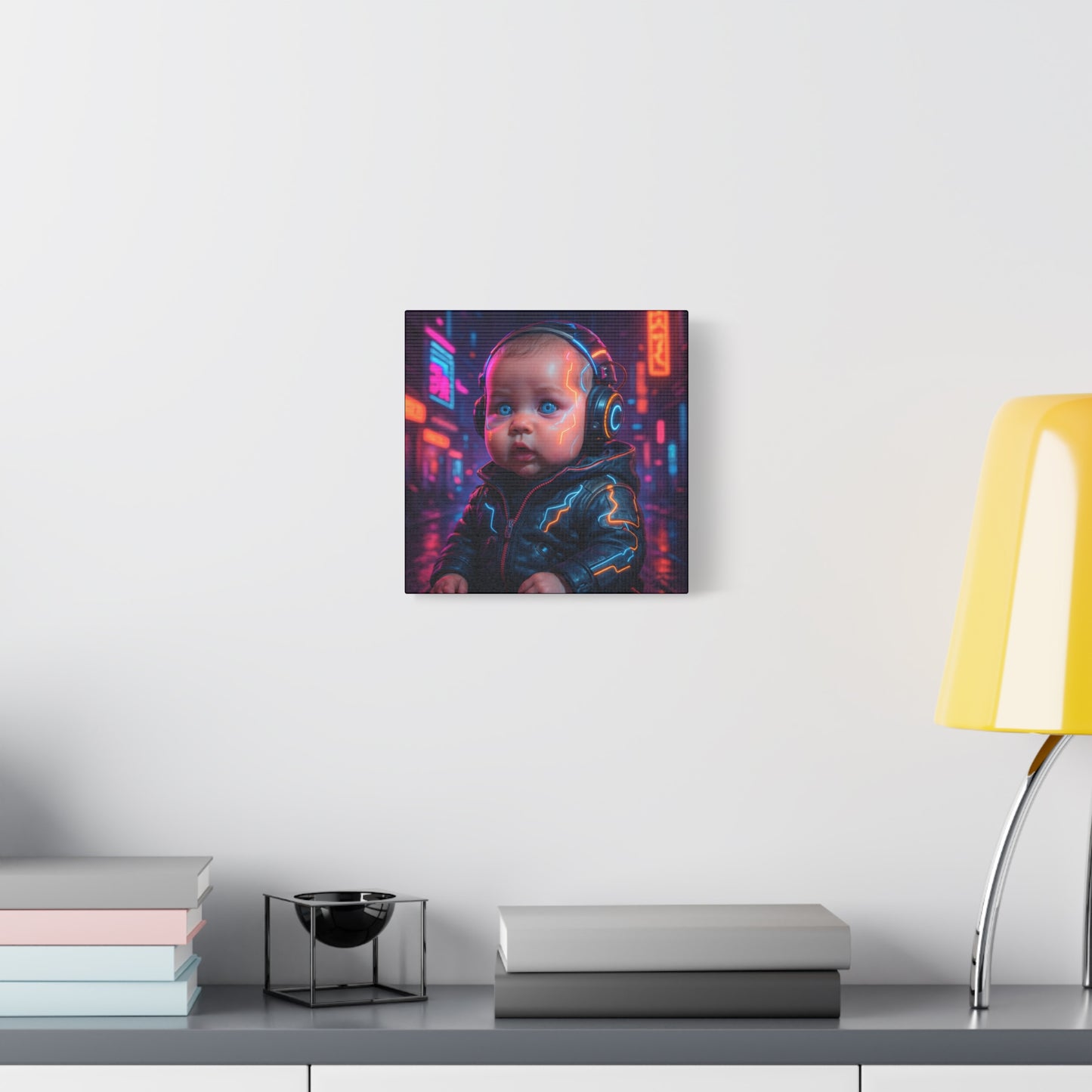 Cyber Baby Matte Canvas