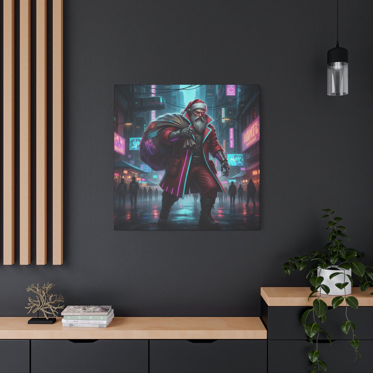 Cyber Santa Canvas