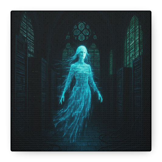 Digital Phantom in the Cathedral Matte Canvas