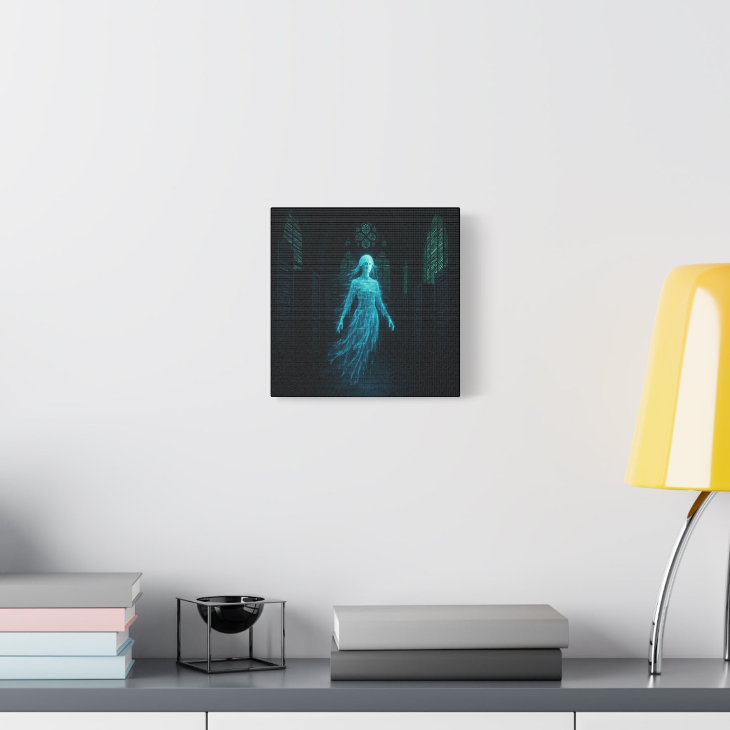 Digital Phantom in the Cathedral Matte Canvas