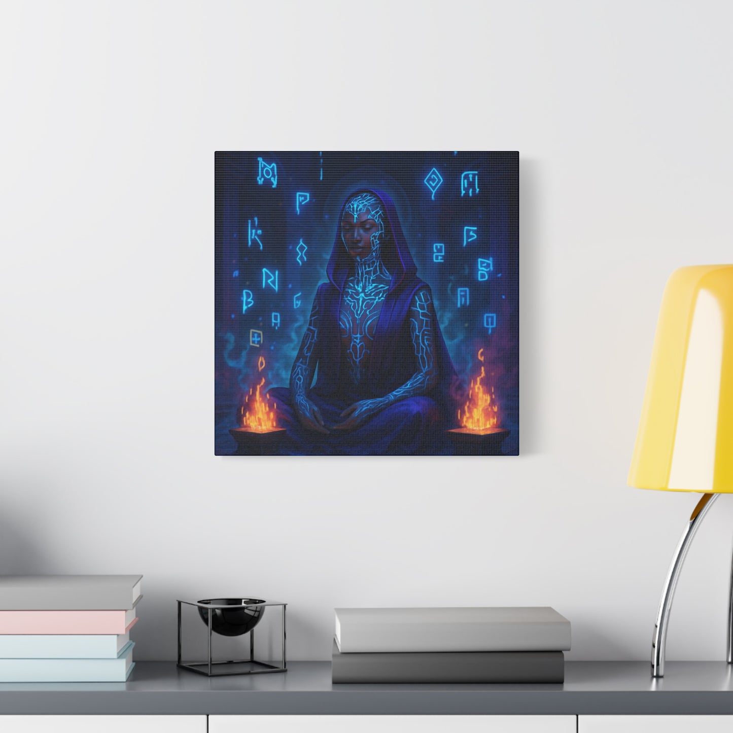 Mystic Runes Sorcerer Matte Canvas