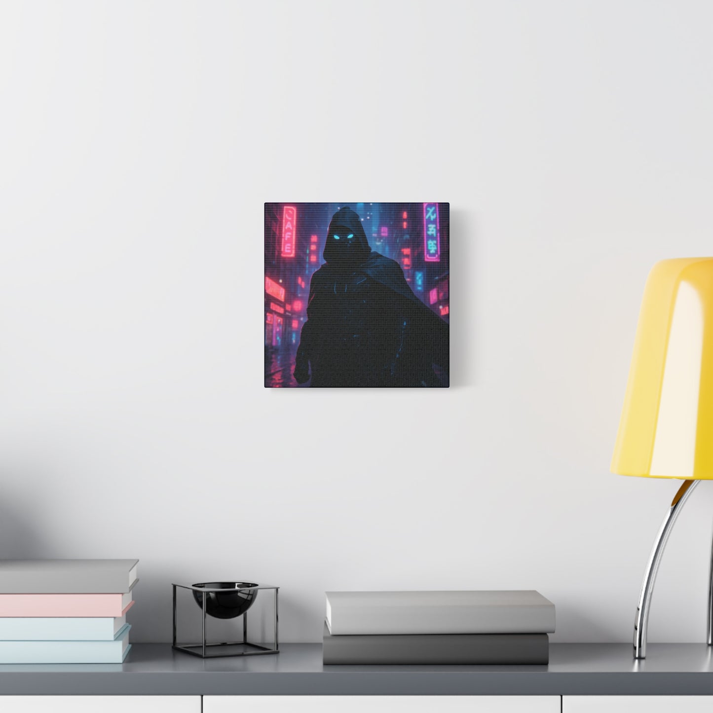 Neon Night Vigilante Matte Canvas