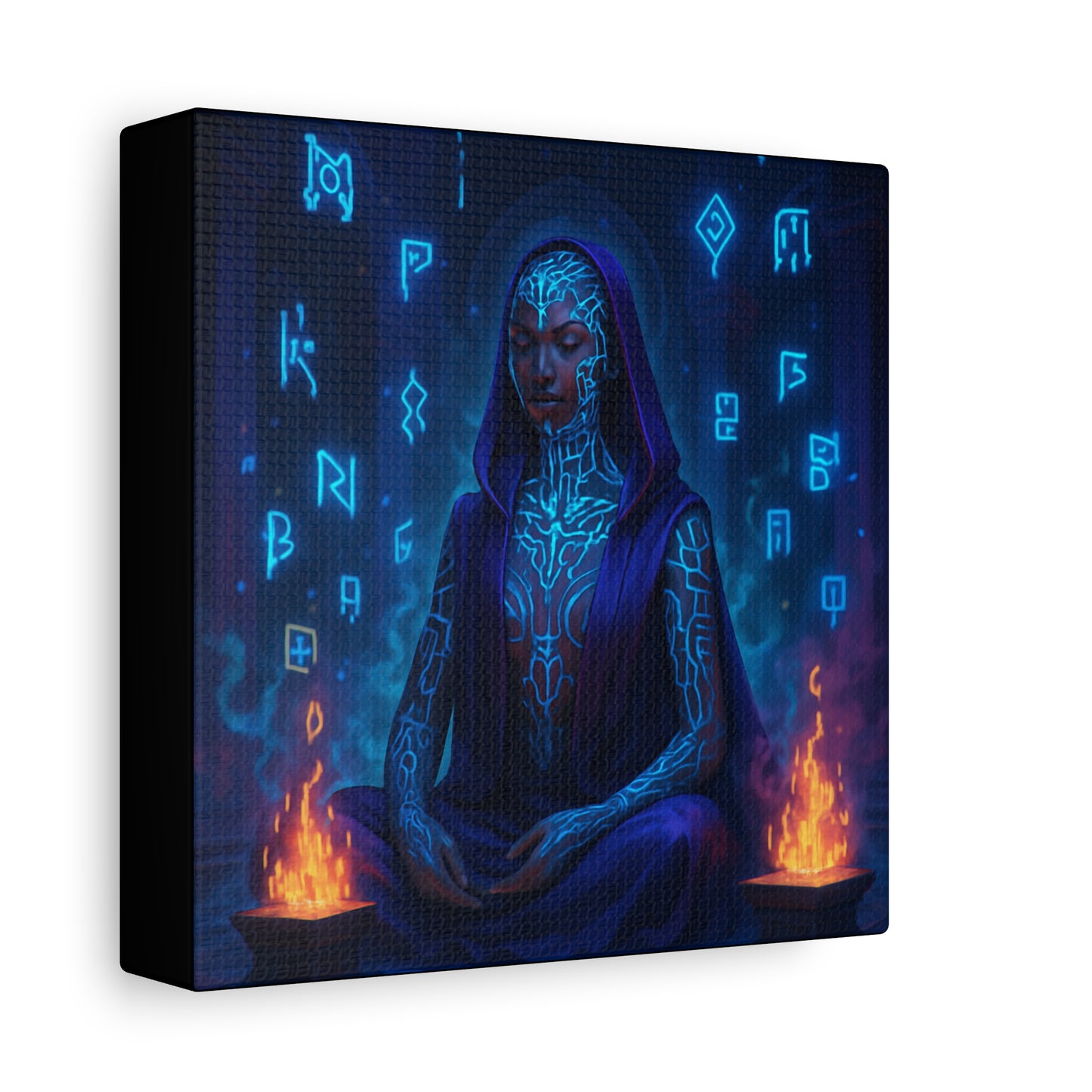 Mystic Runes Sorcerer Matte Canvas
