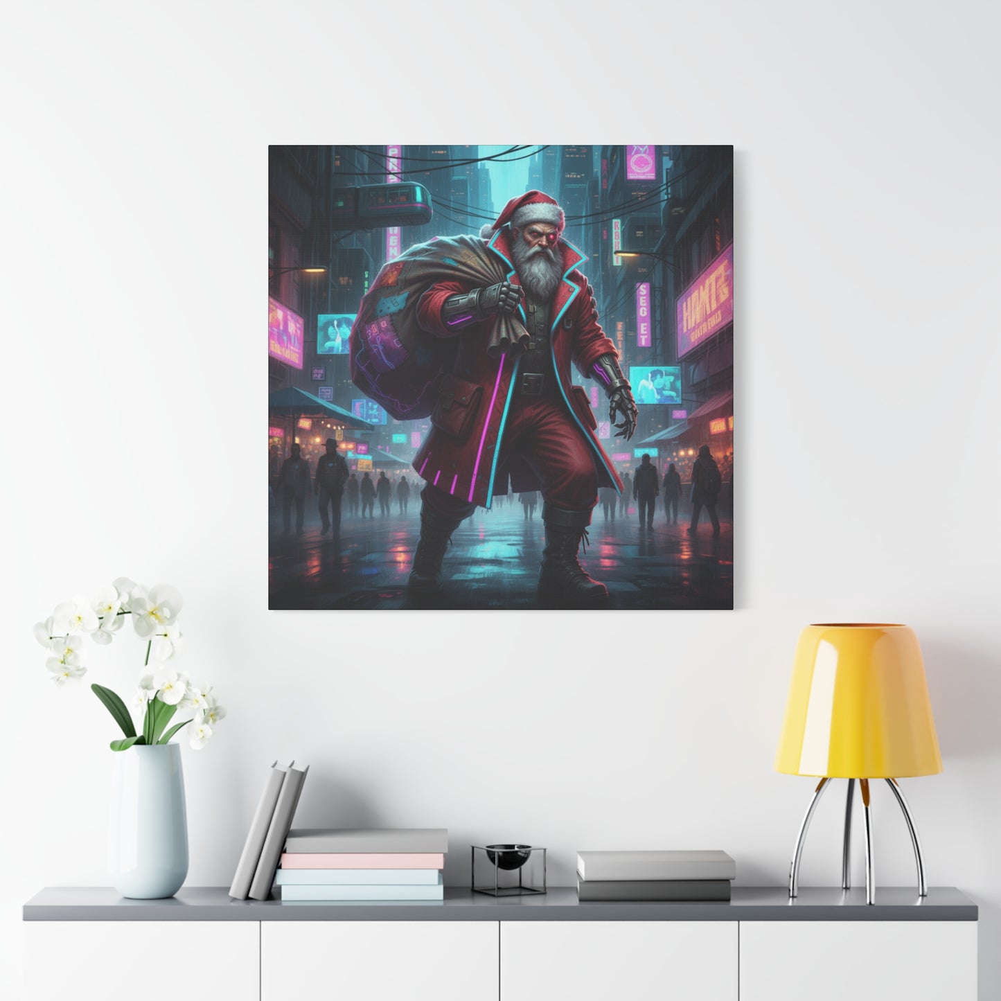 Cyber Santa Canvas