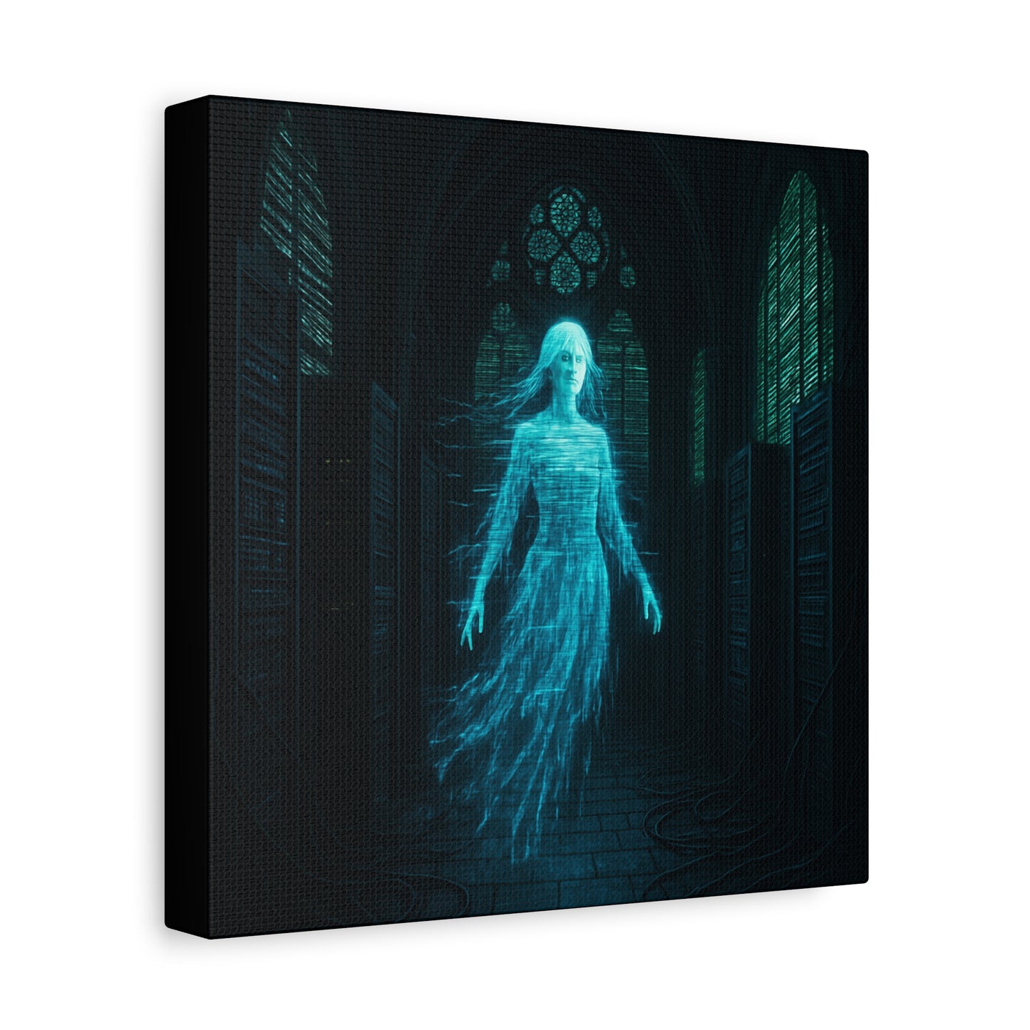 Digital Phantom in the Cathedral Matte Canvas